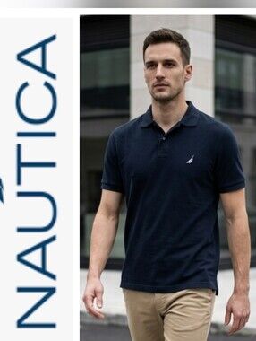 Nautica Slim Fit Navy Polo
